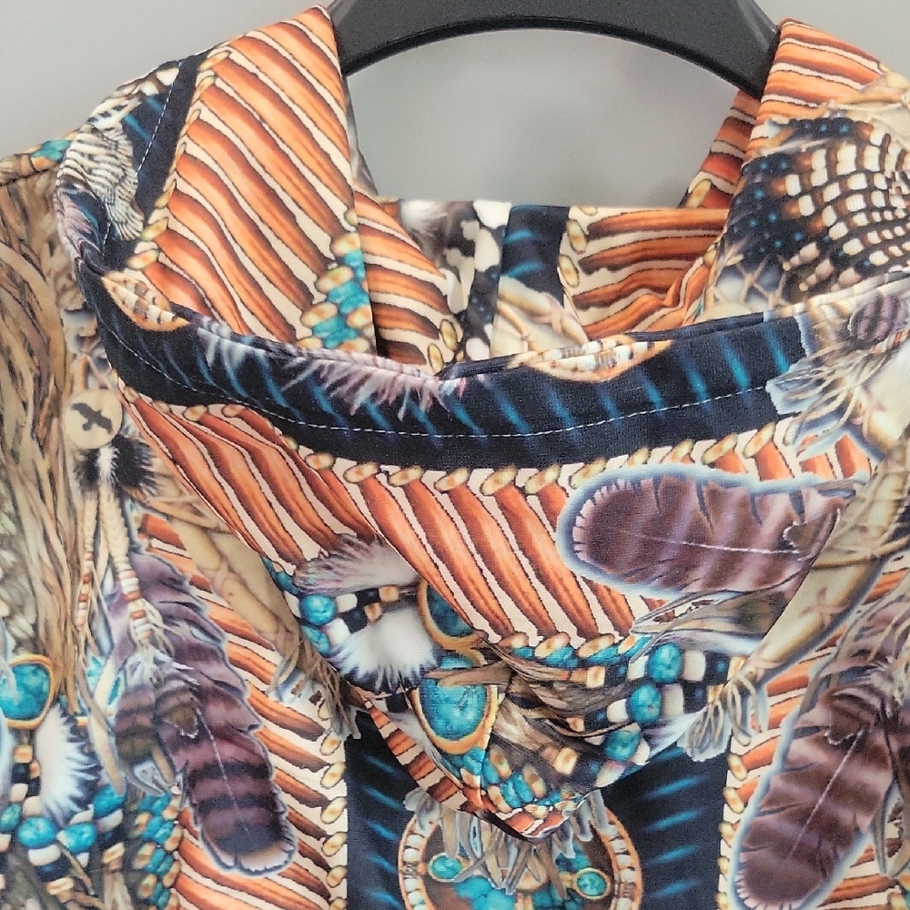 Feather Pattern Lightweight Jacket - Picture 12 of 14